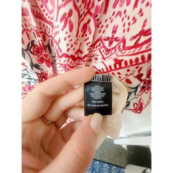 Torrid Square Neck Boho Print Sundress Midi Length Size 10 - Picture 8 of 12